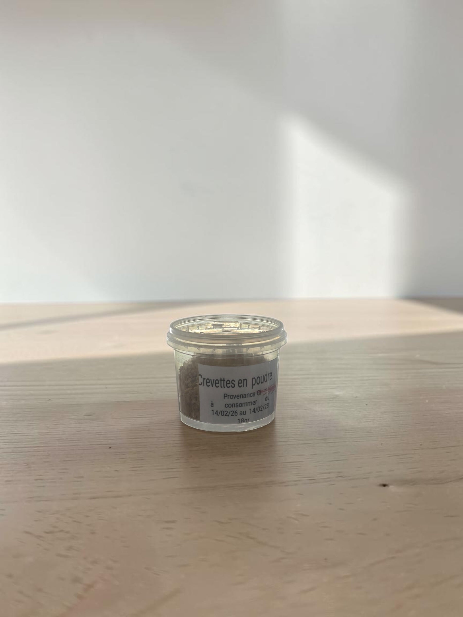 crevettes en poudre