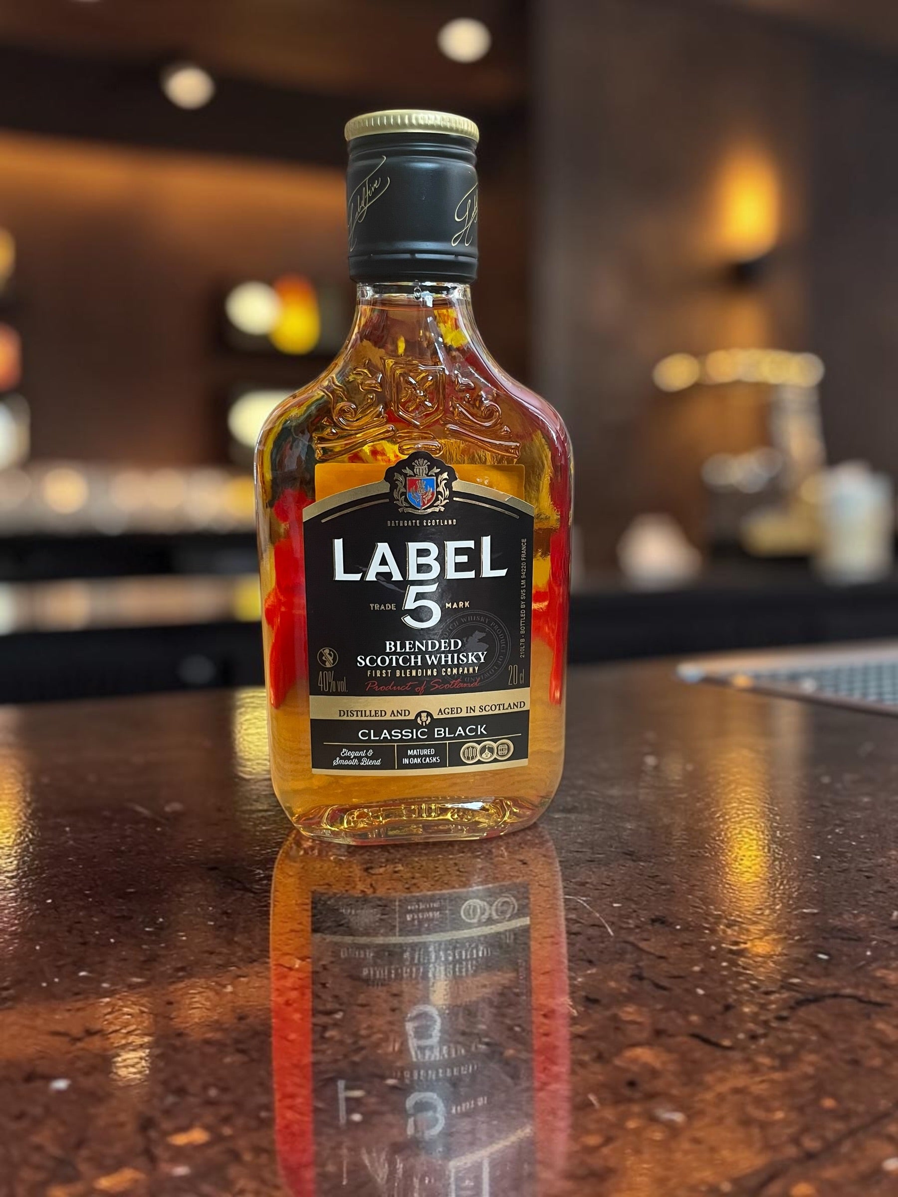 Label 5 whisky