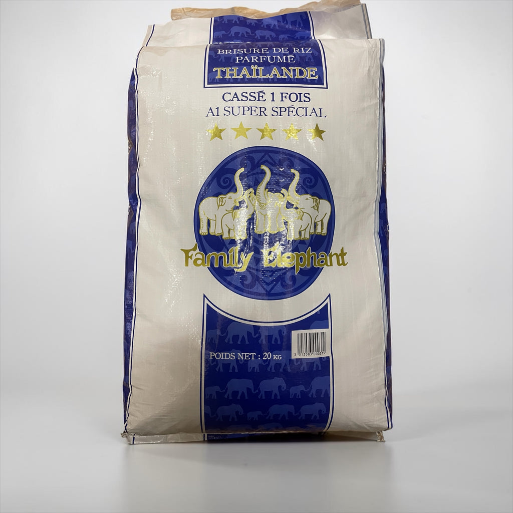 Riz parfumé thai cassé 1 fois family elephant