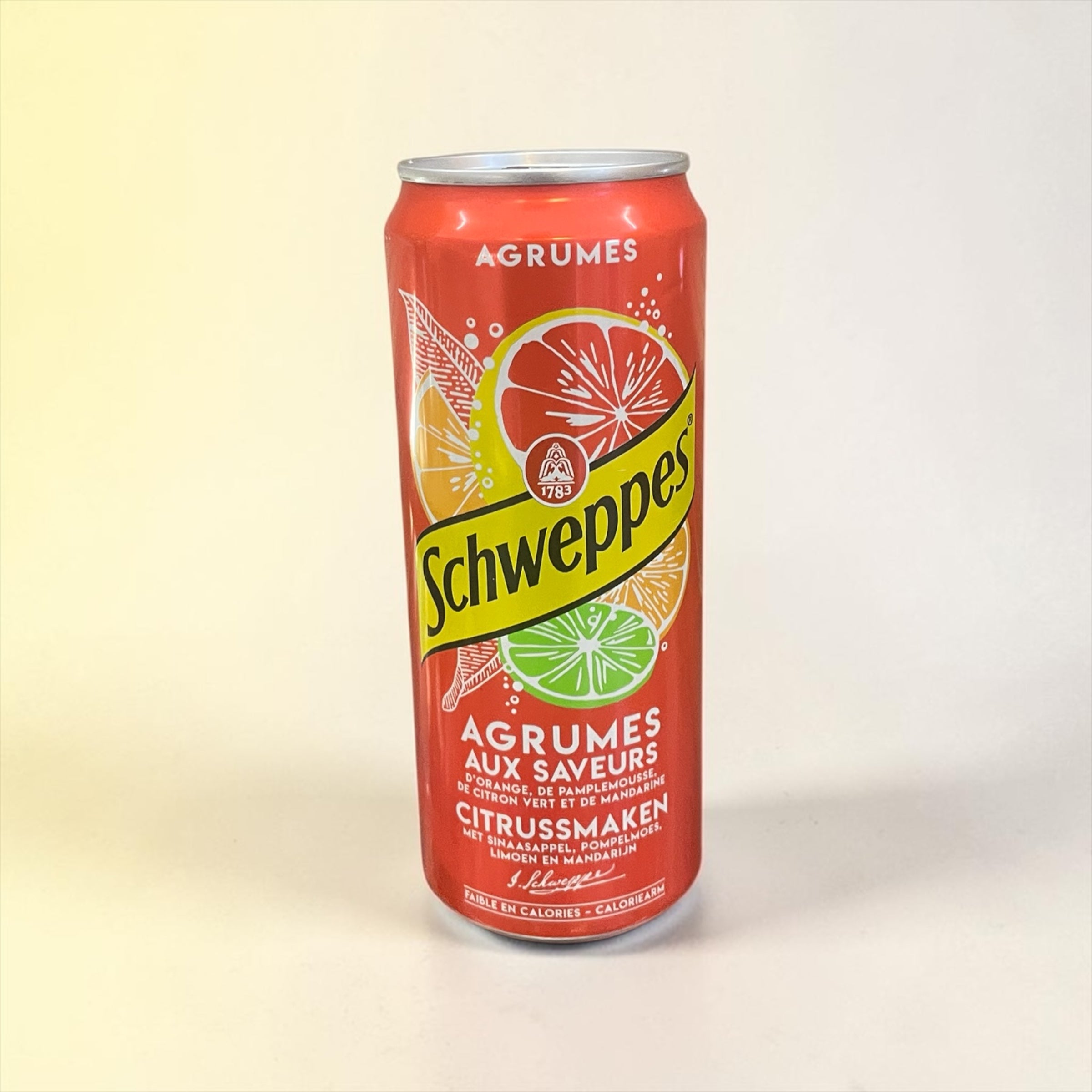 Schweppes agrumes canette