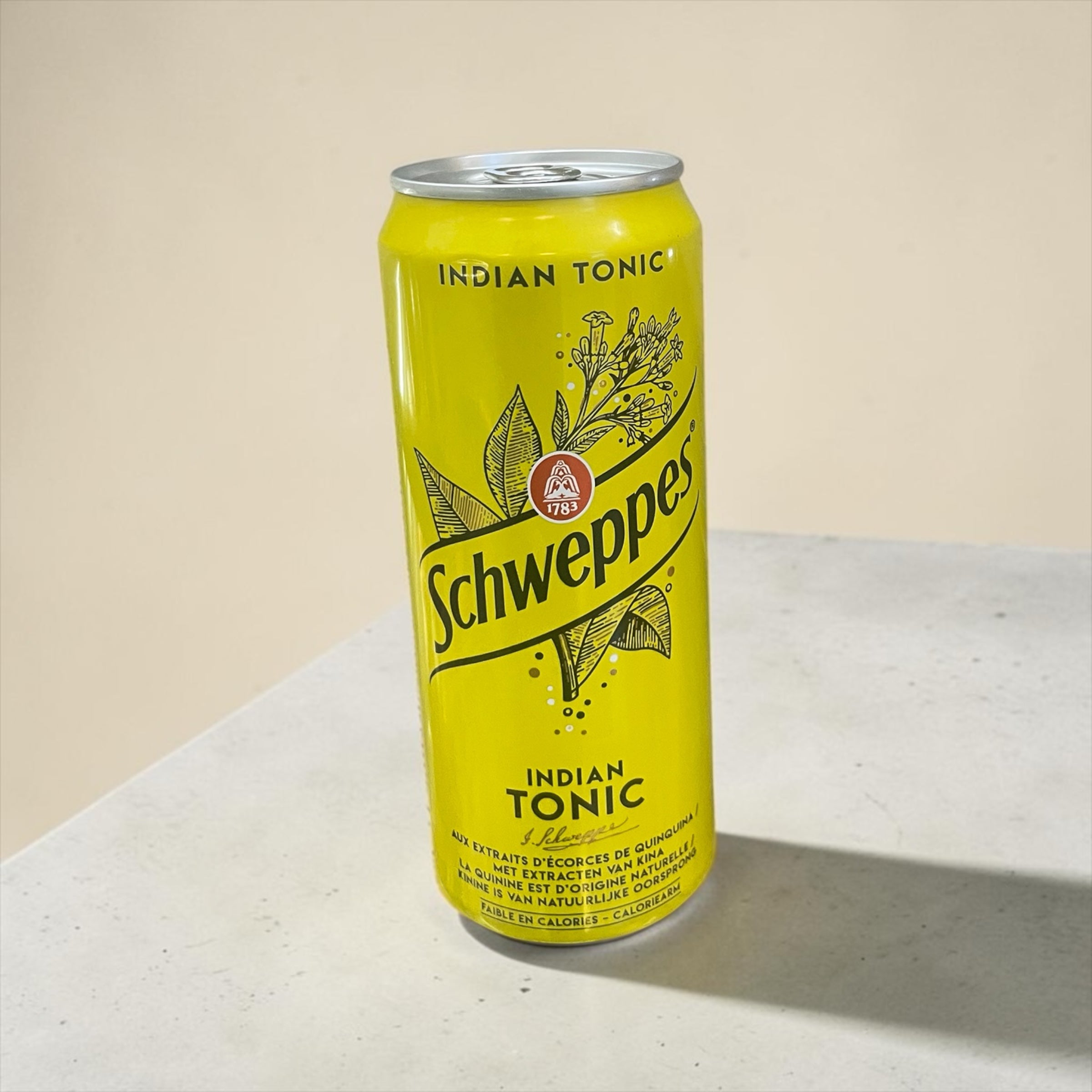 Schweppes tonic canette