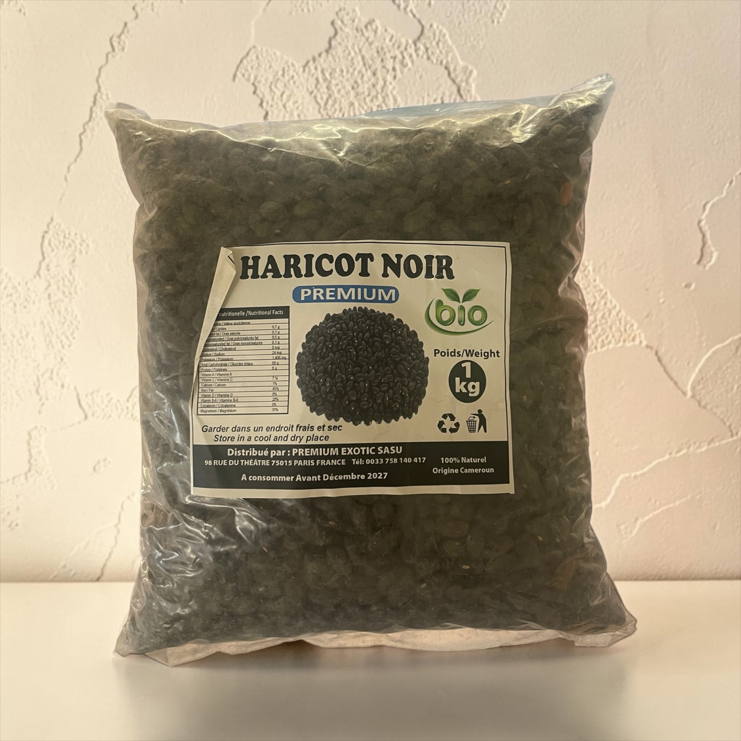Haricots noir cameroun
