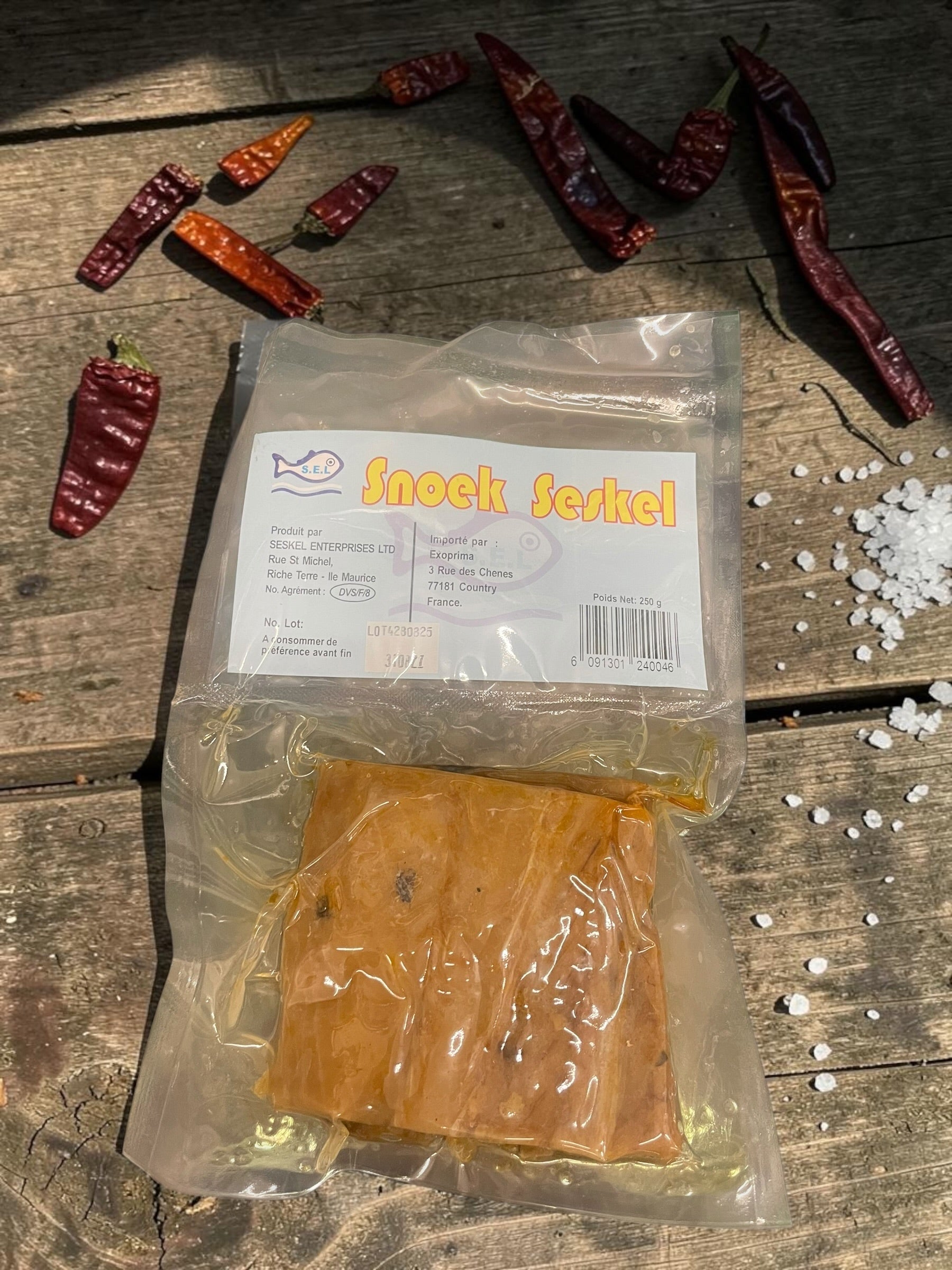 poisson salé snock sachet